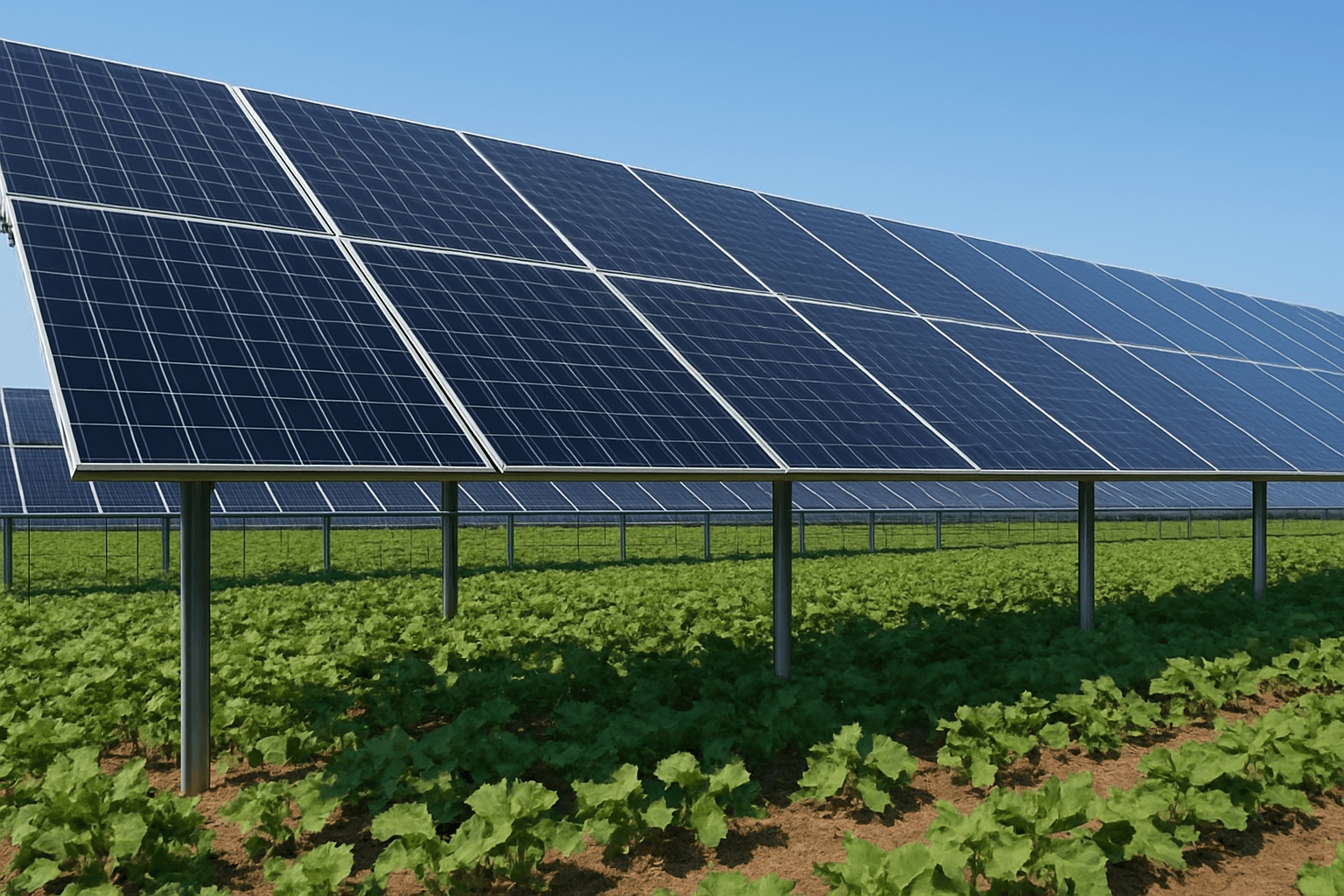 Solar Arrays Reduce Field Temperatures and Ease Heat Stress for Crops and Workers