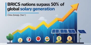 BRICS Nations Surpass 50% Share in Global Solar Generation, Led by China’s Massive Surge